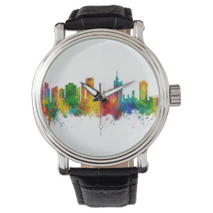 Lagos Nigeria Skyline Armbanduhr