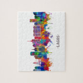 Lagos Nigeria Skyline Puzzle (Vertikal)