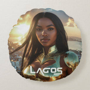 LAGOS - NIGERIA - SUPERHELD RUNDES KISSEN