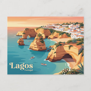 Lagos, Portugal Postkarte