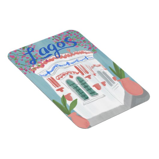 Lagos Portugal Quiosque Algarve Niedliche Handwerk Magnet (Rechte Seite)