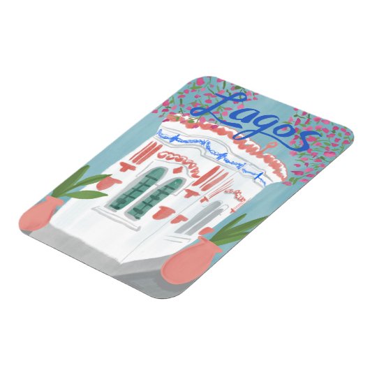 Lagos Portugal Quiosque Algarve Niedliche Handwerk Magnet (Linke Seite)