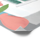 Lagos Portugal Quiosque Algarve Niedliche Handwerk Poster (Ecke)