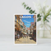 Lagos Portugal Travel Postkarte (Stehend Vorderseite)