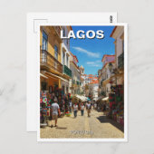 Lagos Portugal Travel Postkarte (Vorne/Hinten)