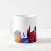 Lagos Skyline Kaffeetasse (Vorderseite Links)