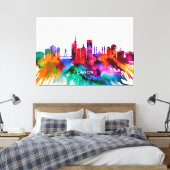 Lagos Skyline Leinwanddruck (Insitu (Schlafzimmer))