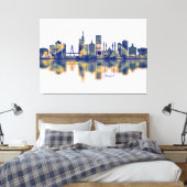 Lagos Skyline Leinwanddruck (Insitu (Schlafzimmer))