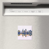 Lagos Skyline Magnet (In Situ (Geschirrspüler))