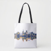 Lagos Skyline Tasche (Vorderseite)