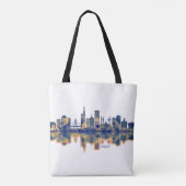 Lagos Skyline Tasche (Rückseite)