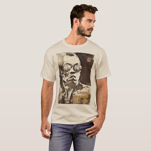 LAGOS TRAFFIC COUTURE SIGNATURE FELA SUNGLASSEN T-Shirt (Vorne ganz)
