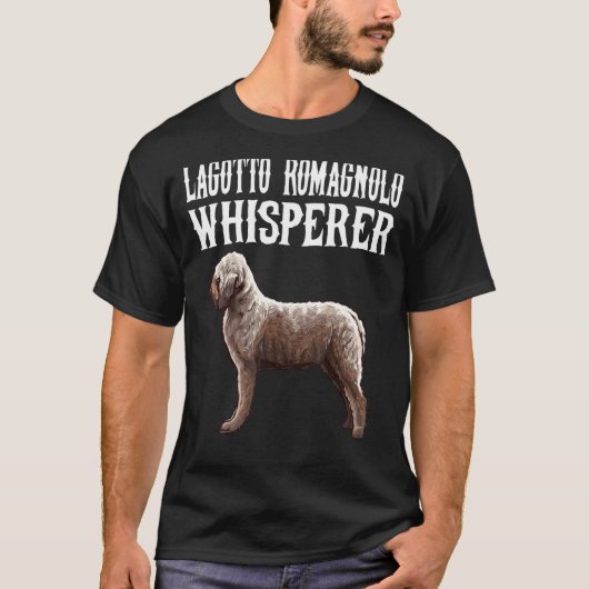 Lagotti Romagnoli Flüsterer Hund T-Shirt (Vorderseite)
