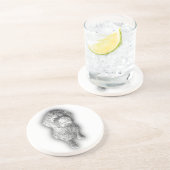 Lagotto Lines – Artisan Coaster for the Curly-Coat Getränkeuntersetzer (Seite)