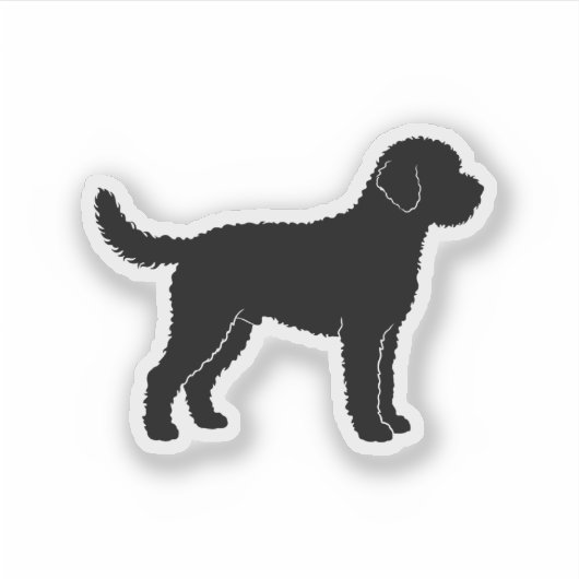 Lagotto Romagnolo Aufkleber (Vorderseite)