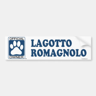 Lagotto Romagnolo Blau Autoaufkleber