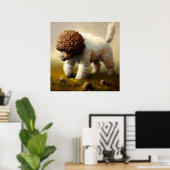 Lagotto Romagnolo Dog Poster (Heimbüro)