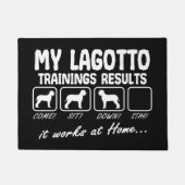 Lagotto Romagnolo Dog Trainings Results Funny Fußmatte (Vorderseite)