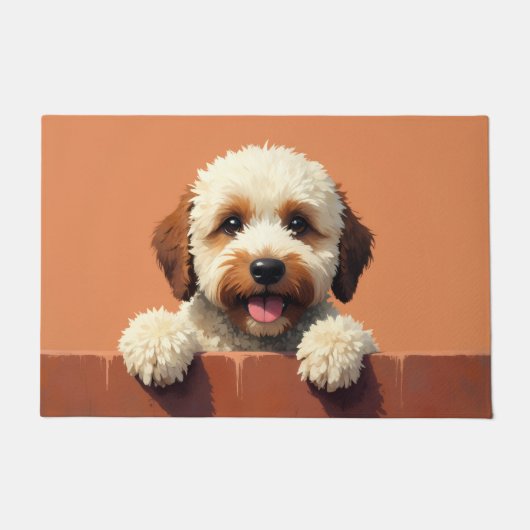 Lagotto Romagnolo Fußmatten Kunst Fußmatte (Vorderseite)
