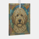 Lagotto Romagnolo Hund "Festglas" Ornament Aus Glas (Vorderseite Rechts)