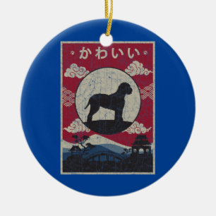Lagotto Romagnolo Japanischer Design Kawaii Dog Ma Keramik Ornament