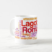 Lagotto Romagnolo Kaffeetasse (Vorderseite Links)