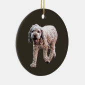 Lagotto Romagnolo Keramik Ornament (Rechts)
