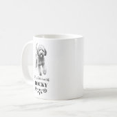 Lagotto Romagnolo Life ist besser Custom Dog Name Kaffeetasse (Vorderseite Links)