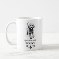 Lagotto Romagnolo Life ist besser Custom Dog Name