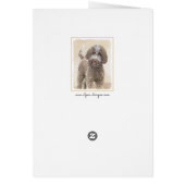 Lagotto Romagnolo Malerei - Niedliche Original Dog (Hinten)