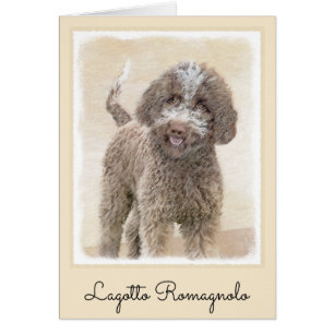 Lagotto Romagnolo Malerei - Niedliche Original Dog