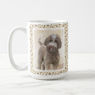 Lagotto Romagnolo Malerei - Niedliche Original Dog Kaffeetasse