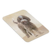Lagotto Romagnolo Malerei - Niedliche Original Dog Magnet (Rechte Seite)