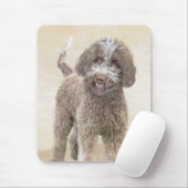 Lagotto Romagnolo Malerei - Niedliche Original Dog Mousepad (Mit Mouse)