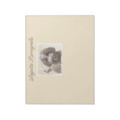 Lagotto Romagnolo Malerei - Niedliche Original Dog Notizblock (Rotiert)