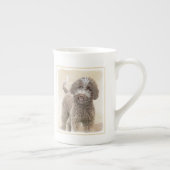 Lagotto Romagnolo Malerei - Niedliche Original Dog Porzellantasse (Rechts)