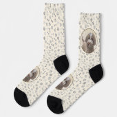 Lagotto Romagnolo Malerei - Niedliche Original Dog Socken (Linkes Detail)