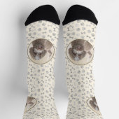Lagotto Romagnolo Malerei - Niedliche Original Dog Socken (Oben)