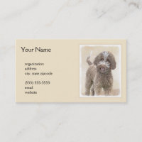 Lagotto Romagnolo Malerei - Niedliche Original Dog