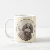 Lagotto Romagnolo Malerei - Niedliches Original Hu Kaffeetasse (Links)