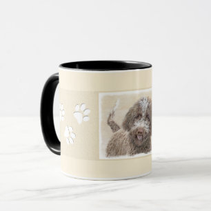 Lagotto Romagnolo Malerei - Niedliches Original Hu Tasse