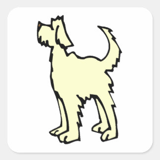 Lagotto Romagnolo Quadratischer Aufkleber