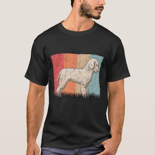 Lagotto Romagnolo Vintag Lagotti Retro T-Shirt (Vorderseite)