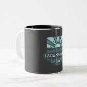 Laguna Azul � Peru Zweifarbige Tasse (Vorderseite Links)