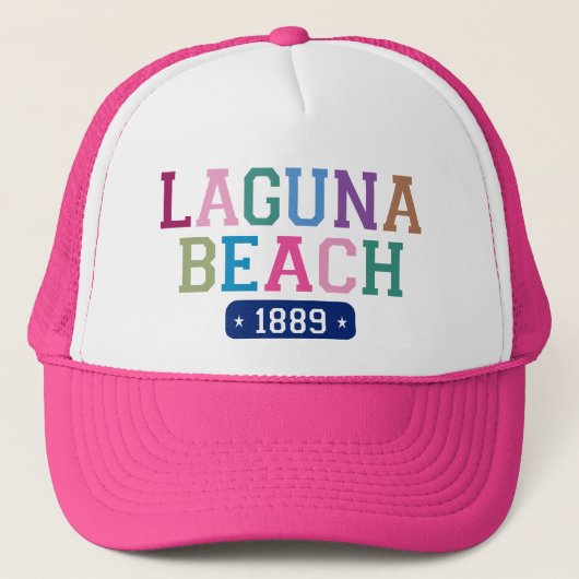 Laguna Beach 1889 Truckerkappe (Vorderseite)