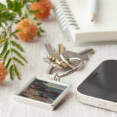 Laguna Beach, CA - Geschützte Cove an der Küste Schlüsselanhänger (Seite)