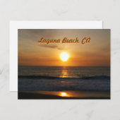 Laguna Beach, CA Postkarte (Vorne/Hinten)