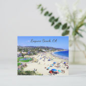 Laguna Beach, CA Postkarte (Stehend Vorderseite)