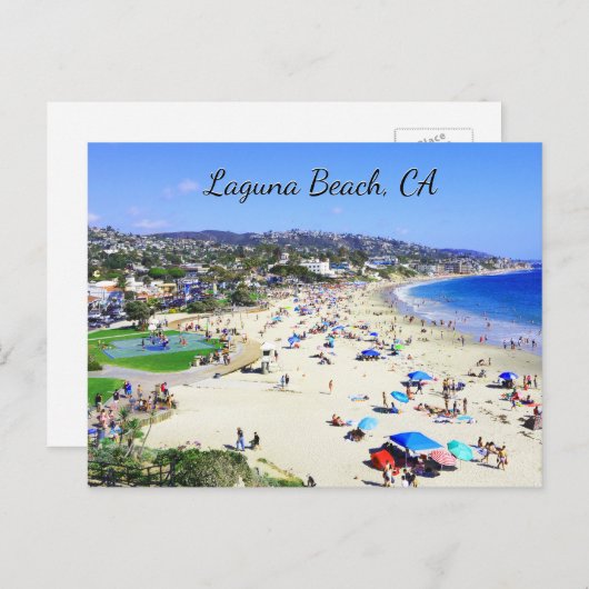 Laguna Beach, CA Postkarte (Vorne/Hinten)