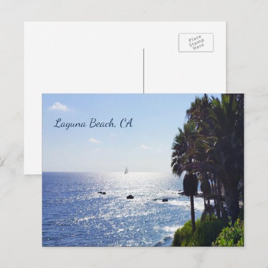 Laguna Beach, CA Postkarte (Vorne/Hinten)